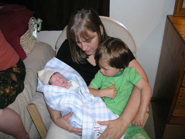 Ammy with her grandkids